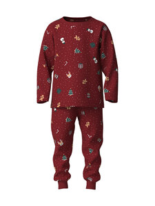 Name It - NmnVismas-pyjama - RED DAHLIA AOP:CHRISTMAS | Stockmann