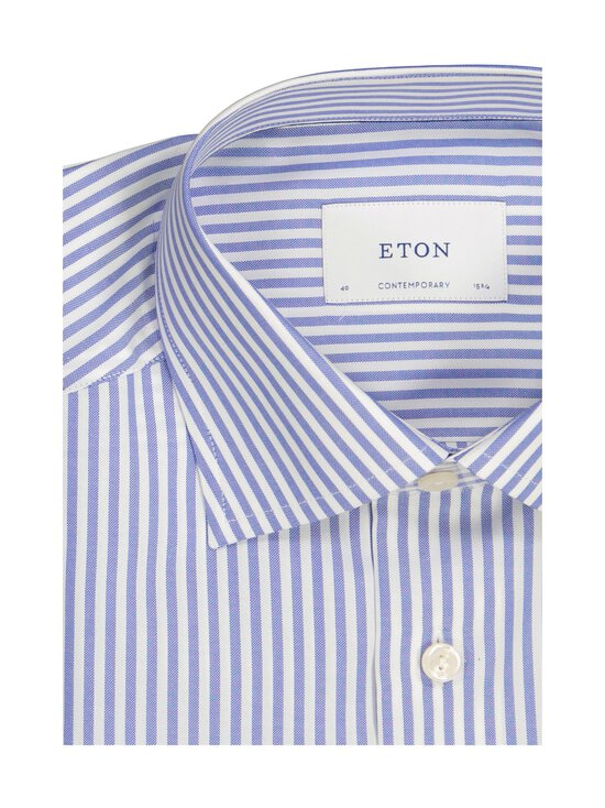 Eton - Striped Contemporary Fit krekls ar apkakli - 24 MID BLUE | Stockmann - photo 2