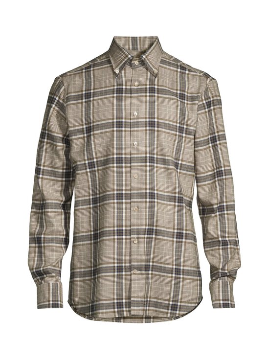 Stenströms - Regular checked -flanellikauluspaita - GREEN CHECK | Stockmann - photo 1