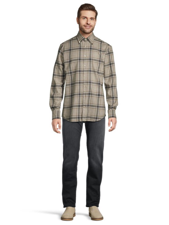 Stenströms - Regular checked -flanellikauluspaita - GREEN CHECK | Stockmann - photo 2