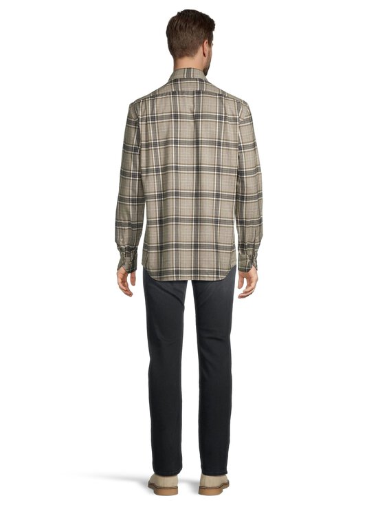 Stenströms - Regular checked -flanellikauluspaita - GREEN CHECK | Stockmann - photo 3