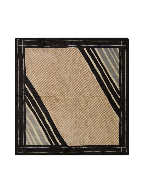A+more - Hely-silkkihuivi 50 x 50 cm - BLACK/BEIGE | Stockmann - photo 2
