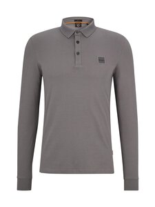 BOSS - Passerby-pitkähihainen pikeepaita - 029 DARK GREY | Stockmann