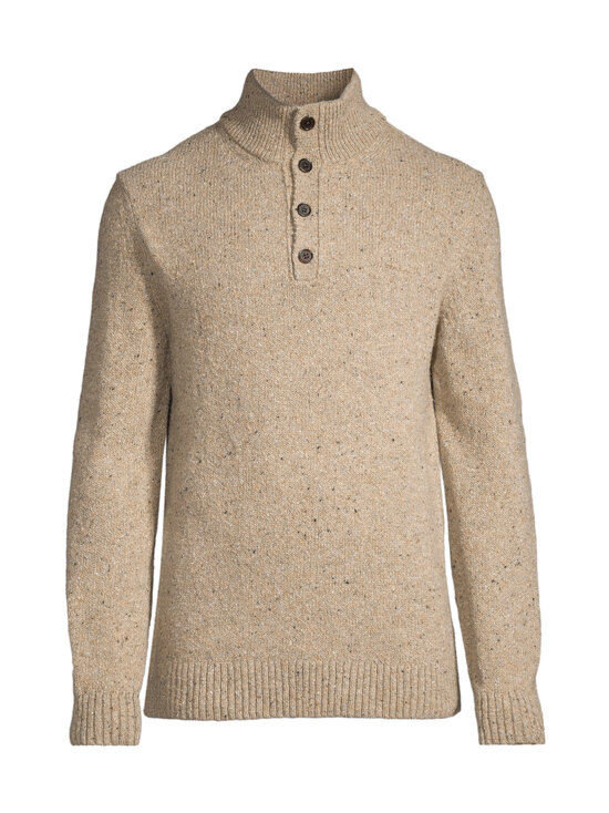 GANT - Kudum Neps Half Buttoned - 295 DK. SAND MELANGE | Stockmann - photo 1
