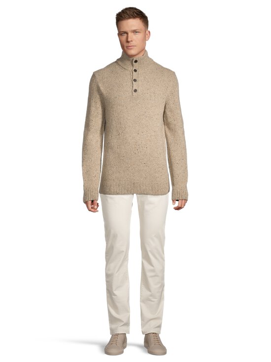 GANT - Kudum Neps Half Buttoned - 295 DK. SAND MELANGE | Stockmann - photo 2