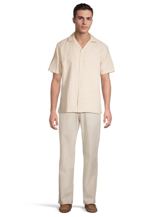 Ted Baker London - Maurce Straight Leg -pellavasekoitehousut - NATURAL | Stockmann - photo 3