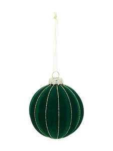 Villa Stockmann - Velvet Glass Ball  -joulukoriste - GREEN | Stockmann