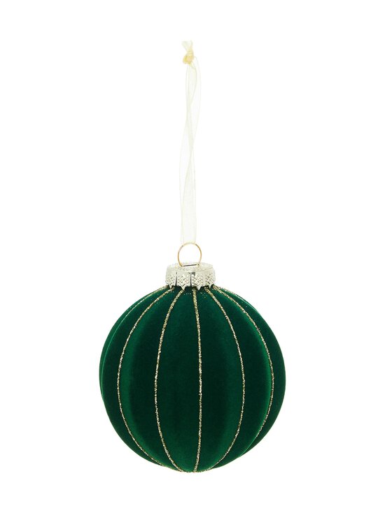 Villa Stockmann - Velvet Glass Ball  -joulukoriste - GREEN | Stockmann - photo 1
