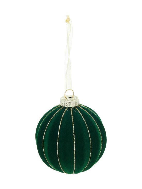 Villa Stockmann - Velvet Glass Ball  -joulukoriste - GREEN | Stockmann - photo 2