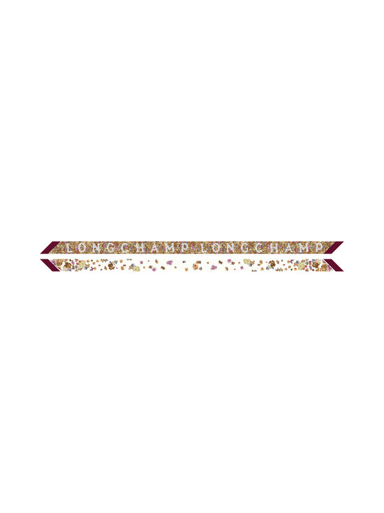 Longchamp - Collier de Fleurs bandeau zīda šalle - 009 BURGUNDY | Stockmann - photo 1