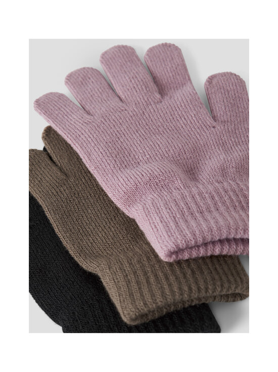 Name It - NknMagic-sormikkaat 3-pack - KEEPSAKE LILAC PACK:3 PACK WITH FOSSIL/BLACK | Stockmann - photo 3