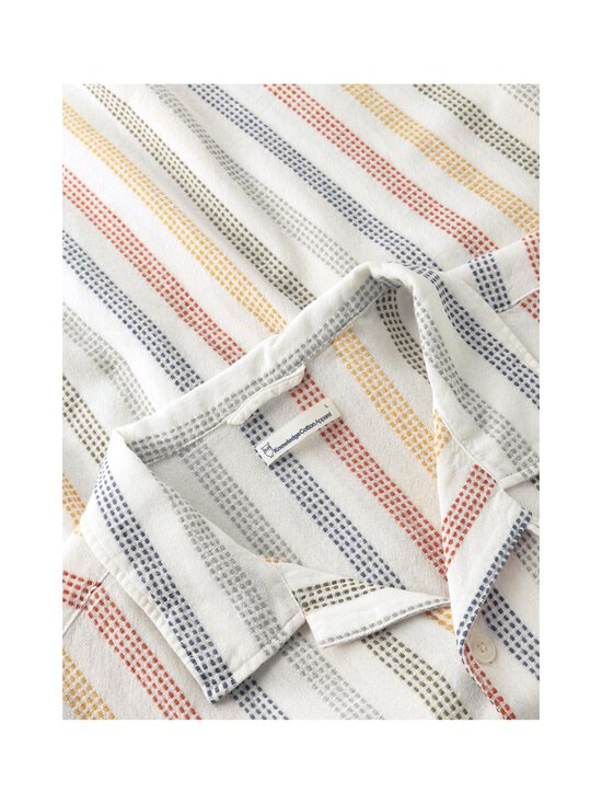 Knowledge Cotton Apparel - Organic Cotton Striped -kauluspaita - 8032 MULTI COLOR STRIPE | Stockmann - photo 5