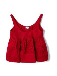 Damson Madder - Stella Ruffle Cami -toppi - RED | Stockmann