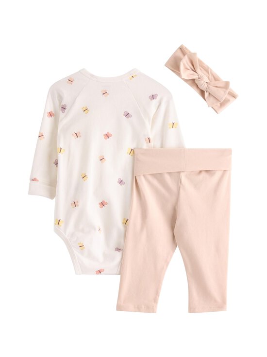 Lindex - Baby Starter Kit apģērbu komplekts 3 gab. - 8160 LIGHT PINK | Stockmann - photo 2