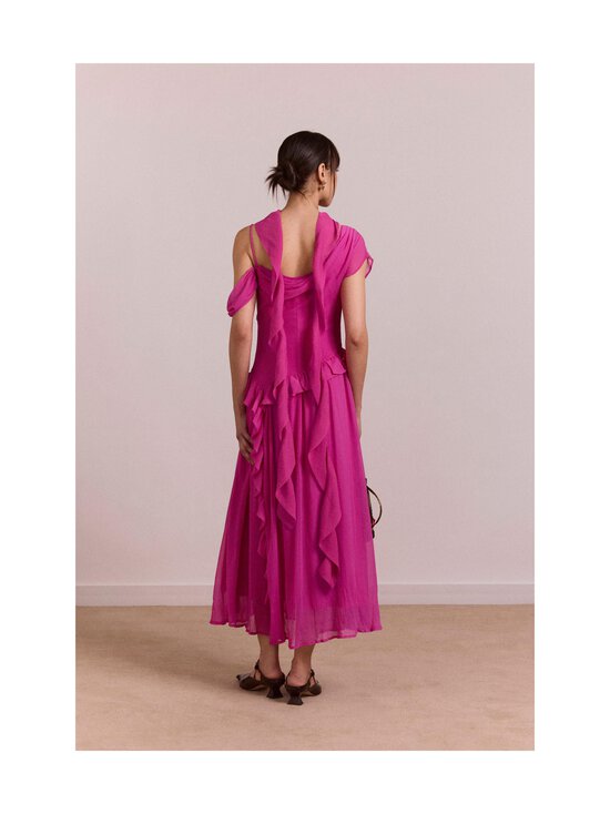 Damson Madder - Moxie Spot Ruffle -mekko - FUSHIA | Stockmann - photo 2