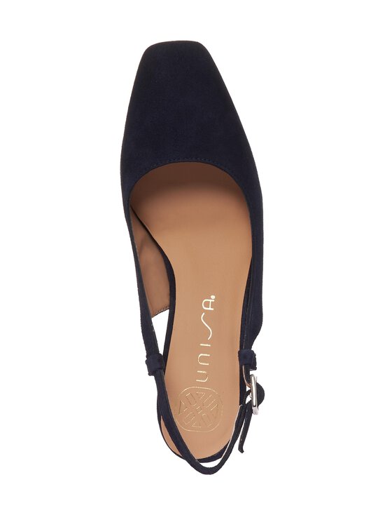 Unisa - Logic Slingback Block Heel -nahkakengät - OCEAN | Stockmann - photo 2