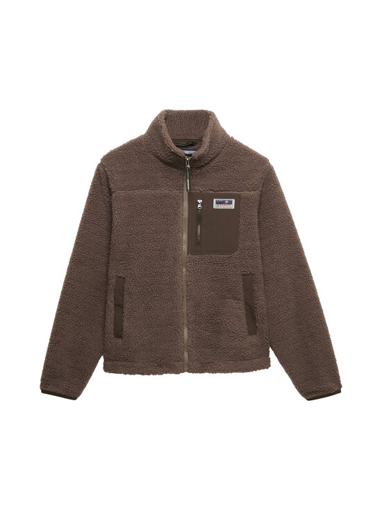 Superdry - Heritage Zip -fleecetakki - MZ0 DARK TAUPE | Stockmann - photo 1