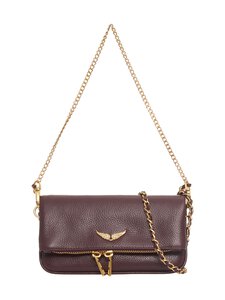 Zadig&Voltaire - Rock Nano Grained -nahkalaukku - DEEP PURPLE | Stockmann