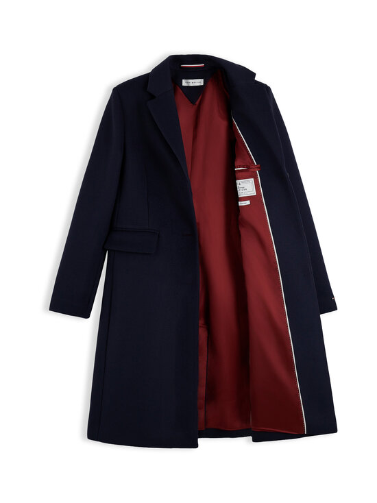 Tommy Hilfiger - Wool Classic vilnas mētelis - C1G DARK BLUE | Stockmann - photo 3