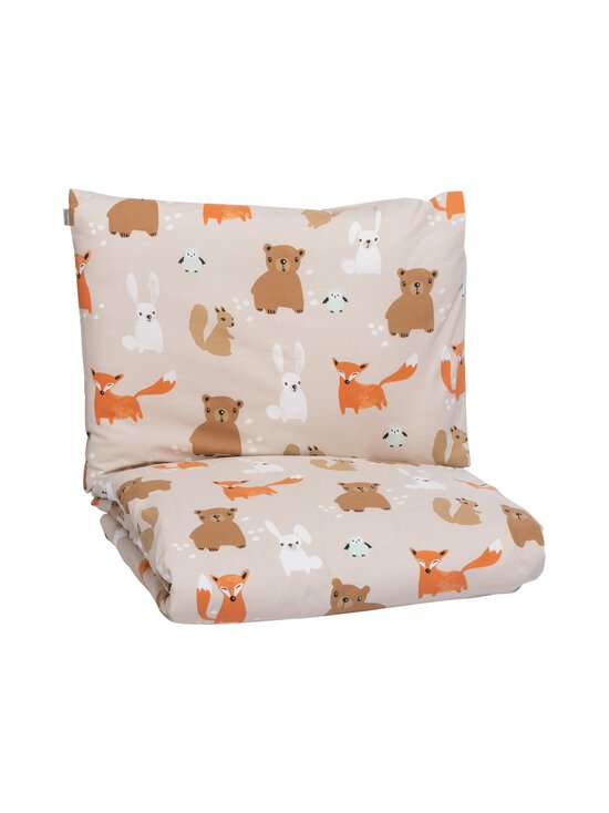 Pentik - Metsänväki-pussilakanasetti 85 x 125 cm + 36 x 46 cm - LIGHT BROWN | Stockmann - photo 1