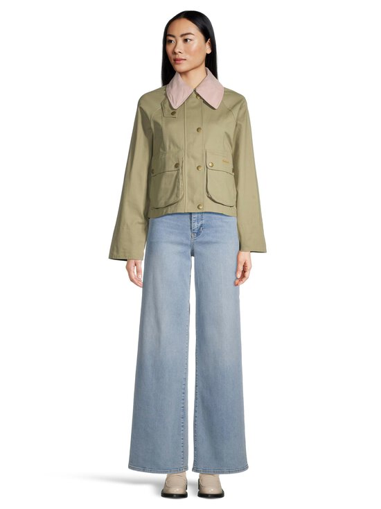 Barbour - Beadnell Crop -takki - OL31 BLEACHED OLIVE/ANCIENT/GA | Stockmann - photo 2