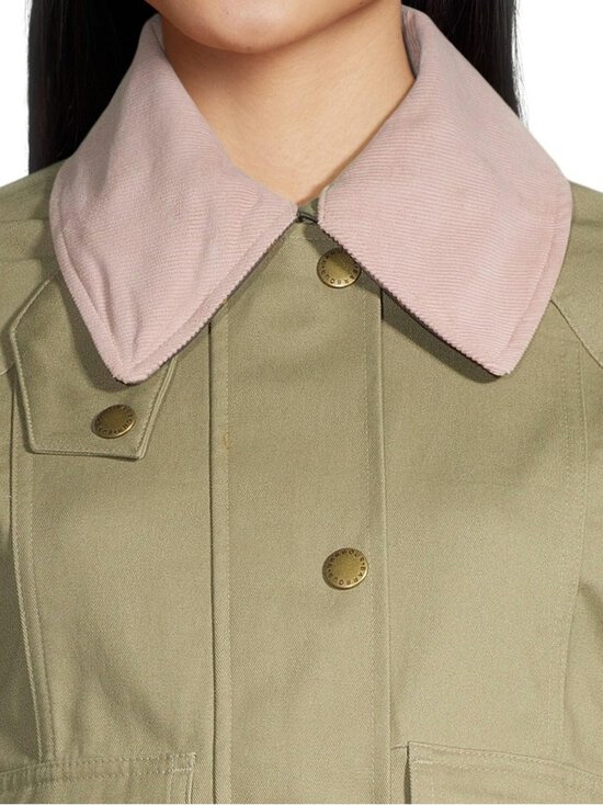 Barbour - Beadnell Crop -takki - OL31 BLEACHED OLIVE/ANCIENT/GA | Stockmann - photo 6
