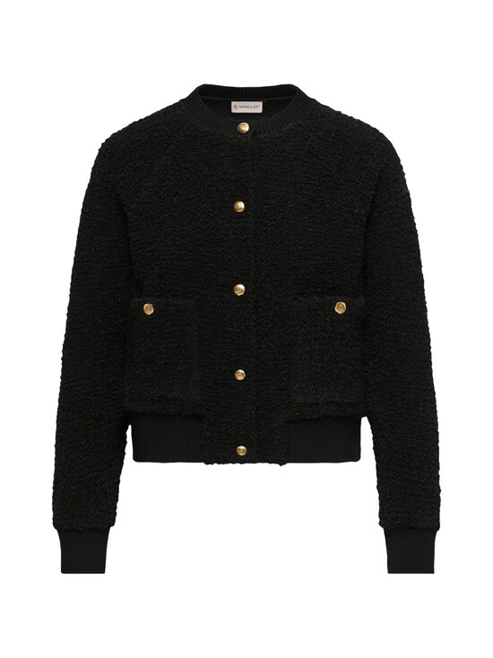 Moncler - Napillinen neuletakki - 999 BLACK | Stockmann - photo 1