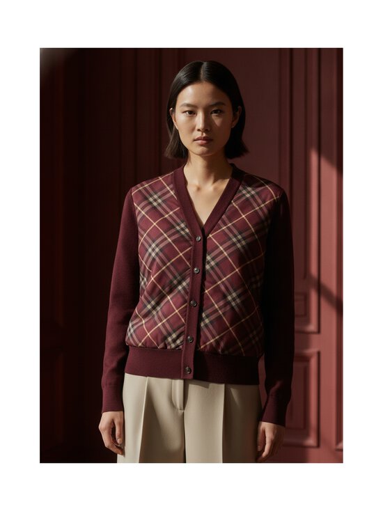 Burberry - Sigourney Silk -neuletakki - C5335 VINEYARD RED | Stockmann - photo 5