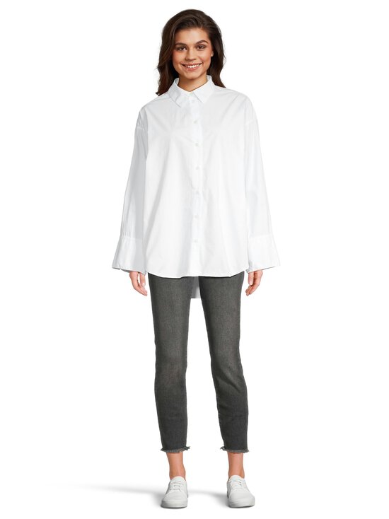 Rue de Tokyo - Sumiko Dyed Poplin blūze - WHITE - photo 2 Rue de Tokyo - Sumiko Dyed Poplin blūze - WHITE | Stockmann - photo 2