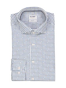 Olymp - Body Fit All Over Print krekls ar apkakli - 00 WEISS | Stockmann