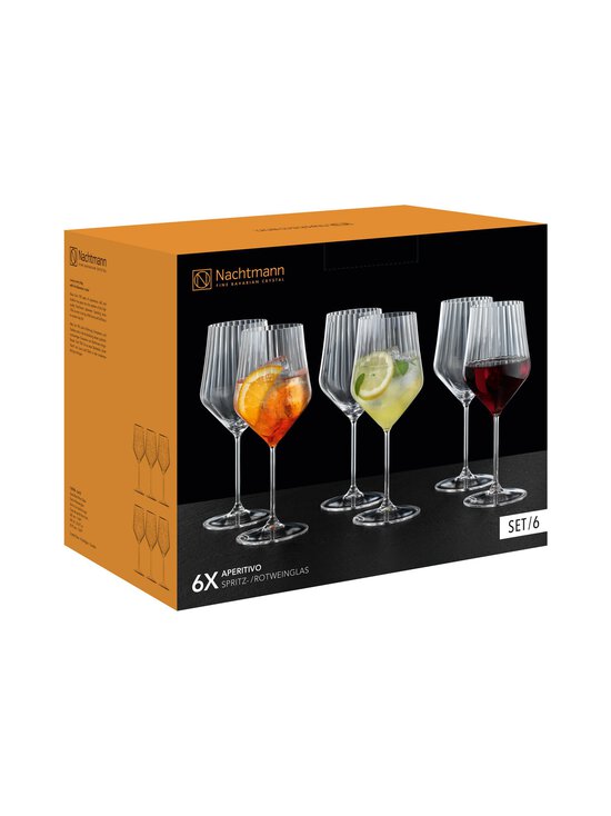 Nachtmann - Aperitivo Spritz And Red Wine Glass Set -punaviinilasi 6-pack - CLEAR | Stockmann - photo 2