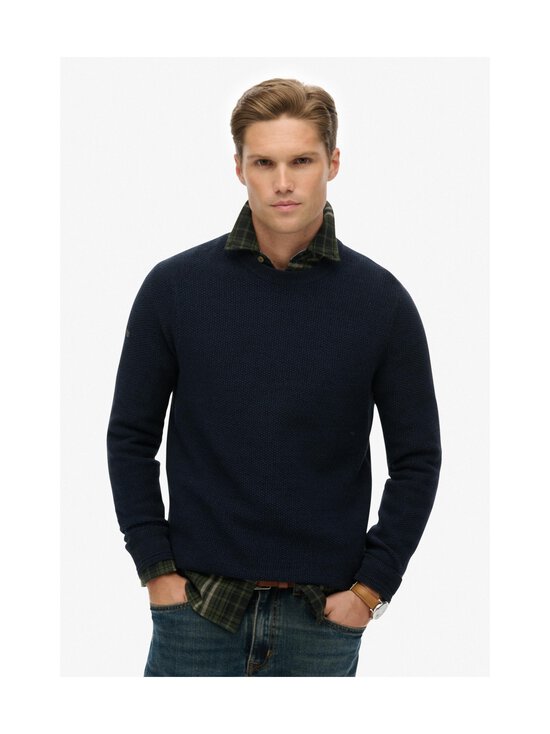 Superdry - Cotton Texture -neulepaita - XKP ECLIPSE NAVY TWIST - photo 2 Superdry - Cotton Texture -neulepaita - XKP ECLIPSE NAVY TWIST | Stockmann - photo 2