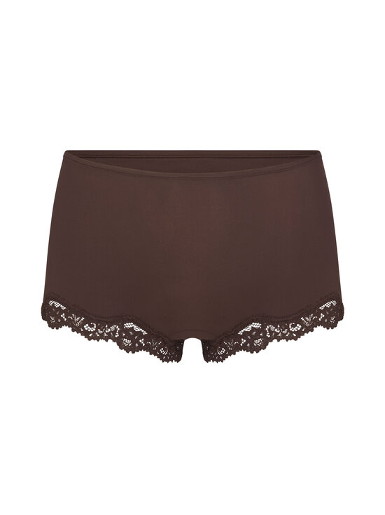 SKIMS - Fits Everybody Lace Boyshort -shortsialushousut - ESPRESSO | Stockmann - photo 1