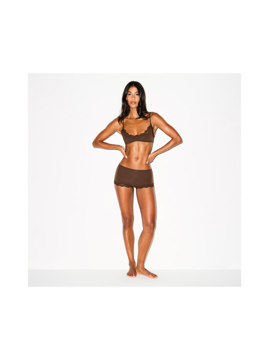 SKIMS - Fits Everybody Lace Boyshort -shortsialushousut - ESPRESSO | Stockmann - photo 3