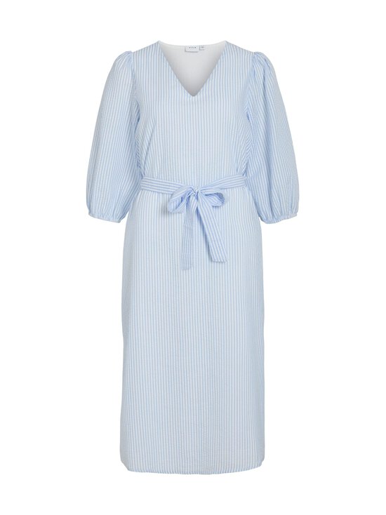 Vila - Vicoralina V-Neck svītraina kleita - SNOW WHITE STRIPES:KENTUCKY BLUE - photo 1 Vila - Vicoralina V-Neck svītraina kleita - SNOW WHITE STRIPES:KENTUCKY BLUE | Stockmann - photo 1