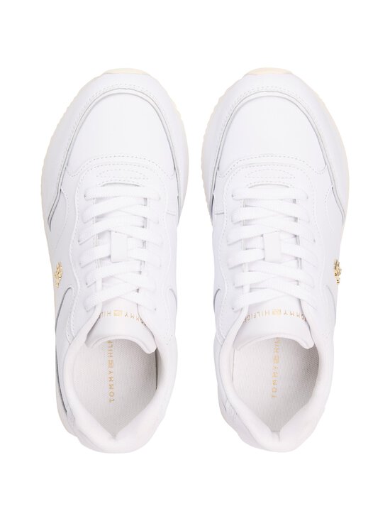 Tommy Hilfiger - Leather Runner -sneakerit - YBS WHITE - photo 2 Tommy Hilfiger - Leather Runner -sneakerit - YBS WHITE | Stockmann - photo 2