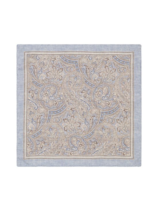 Stockholm Kravatt - Siidist taskurätt Hankie Double Face Paisley Medallion - 2 LIGHT BLUE | Stockmann - photo 1