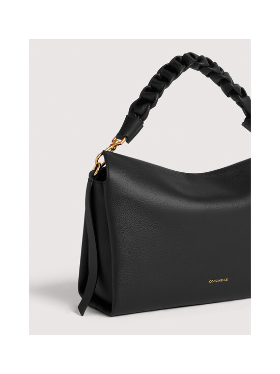 Coccinelle - Boheme Grana Double Grainy Leather -käsilaukku - 613 NOIR/COGNAC | Stockmann - photo 3