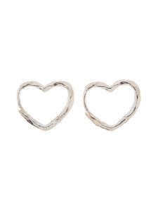 ENAMEL Copenhagen - Organic Heart sudraba auskari - 925S/M | Stockmann
