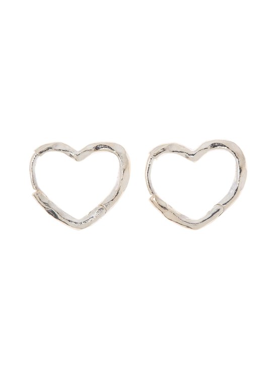 Organic Heart sudraba auskari
