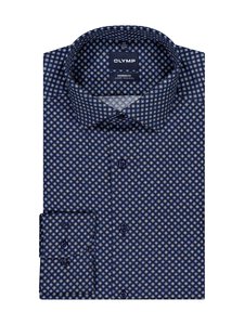 Olymp - Modern Fit Dobby -kauluspaita - 18 MARINE | Stockmann