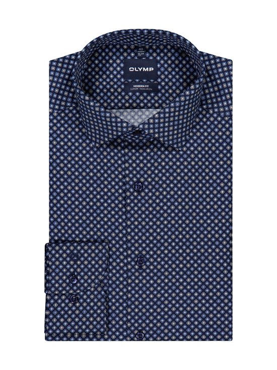 Olymp - Modern Fit Dobby -kauluspaita - 18 MARINE | Stockmann - photo 1