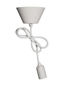 Airam - Tekstiilivalaisinjohto 1,2 m - VALKOINEN | Stockmann