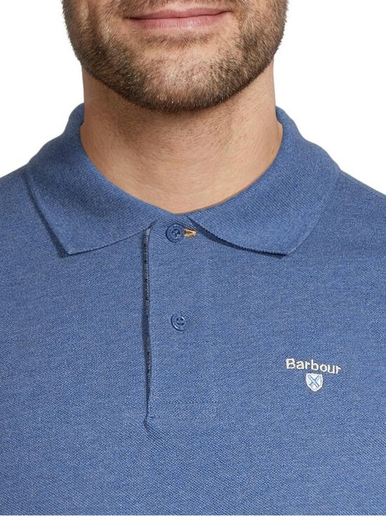 Barbour - Logo Embroidery -pikeepaita - BL14 DARK CHAMBRAY MARL | Stockmann - photo 4