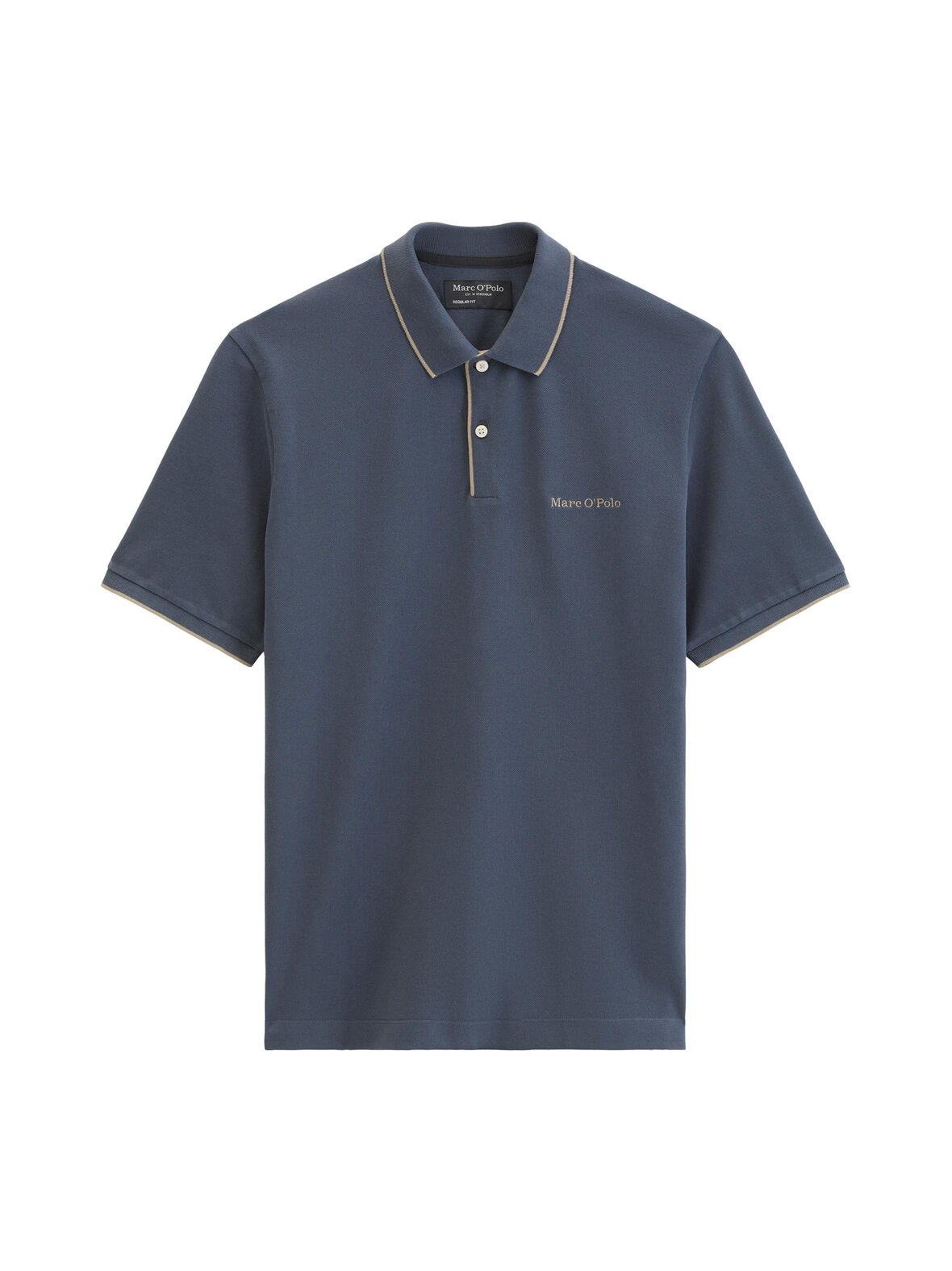 Regular fit logo embroidery -pikeepaita
