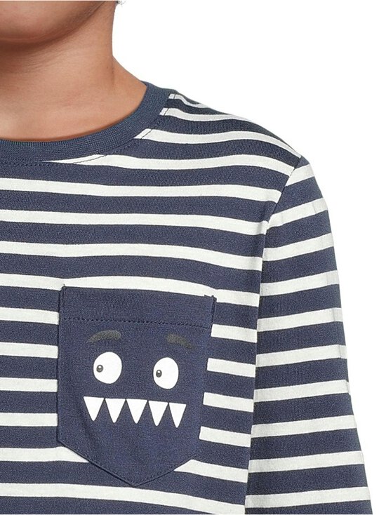 Bogi - Eddie trikotāžas krekls - NAVY BLUE/WHITE STRIPE - photo 4 Bogi - Eddie trikotāžas krekls - NAVY BLUE/WHITE STRIPE | Stockmann - photo 4