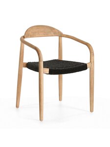 Kave Home - Nina-tuoli akaasia/musta - BEIGE | Stockmann