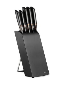 Fiskars - Edge-veitsitukki + 5 veistä - MUSTA Fiskars - Edge-veitsitukki + 5 veistä - MUSTA | Stockmann