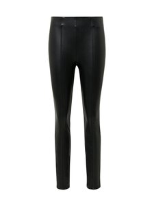 Comma - Slim-tekonahkahousut - 999 BLACK | Stockmann