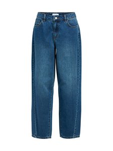 Object - ObjMiu Zoe Barrel potītes garuma džinsi - MEDIUM BLUE DENIM | Stockmann